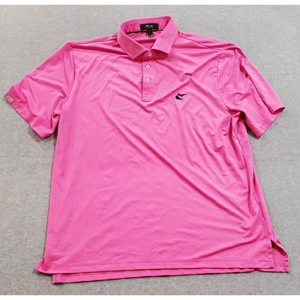 Ralph Lauren RLX Women's Polo Shirt Pink,‎  Size Large